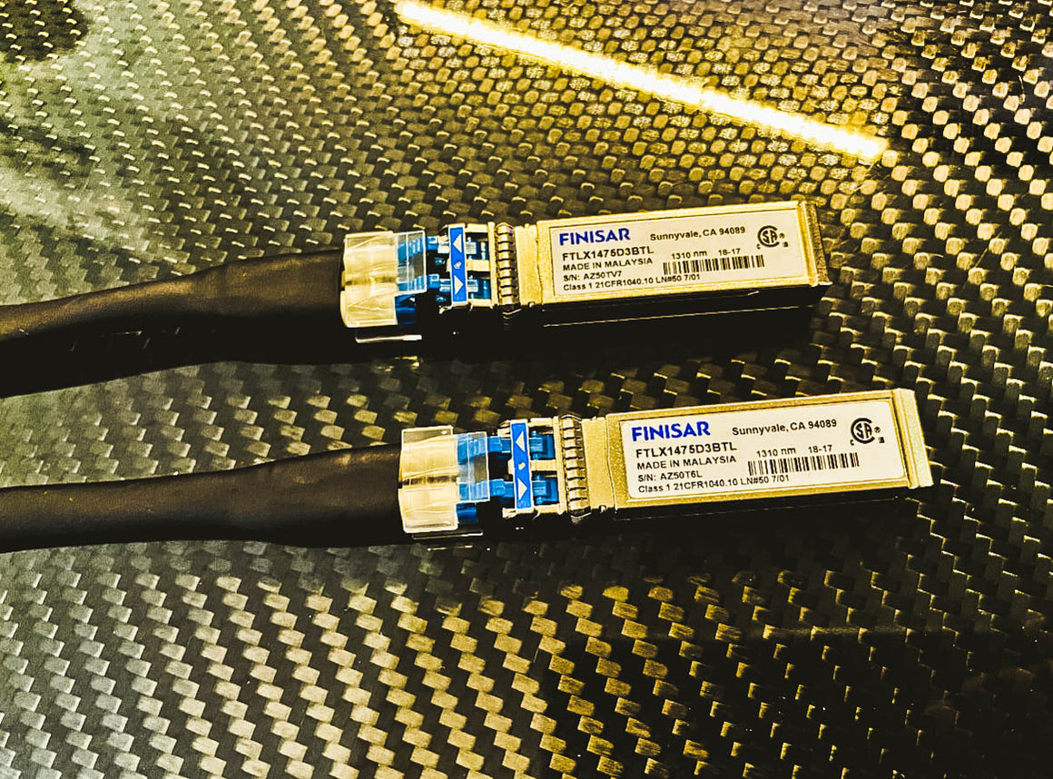AfterDark. Project ClayX Constellation Reference Finisar SFP Fiber Cable for Audiophiles