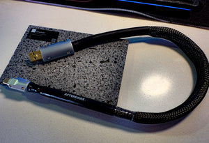 AfterDark. Project ClayX Black Lake Extreme Carbon Fiber Woven USB Cable