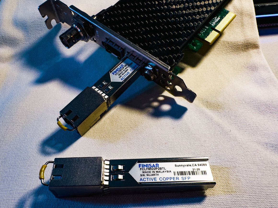 AfterDark. Project ClayX Constellation Active Copper SFP Module for Audiophile