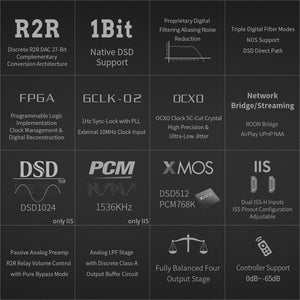 Gustard R30 R2R 27BIT DAC