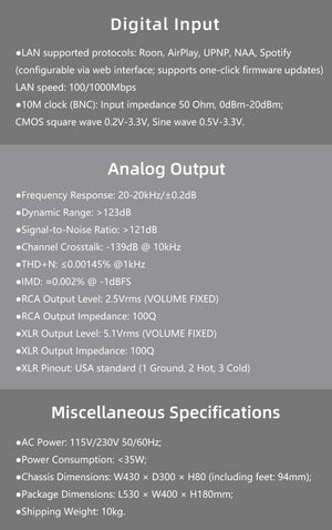Gustard R30 R2R 27BIT DAC