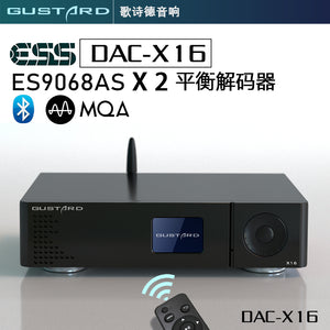 Gustard DAC - X16 MQA ES9068AS DUAL CHIP USB DAC