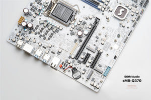 AfterDark. Project ClayX Giesemann OCXO Trifecta Mini SE for SoTM sMB-Q370 Audio Grade Motherboard