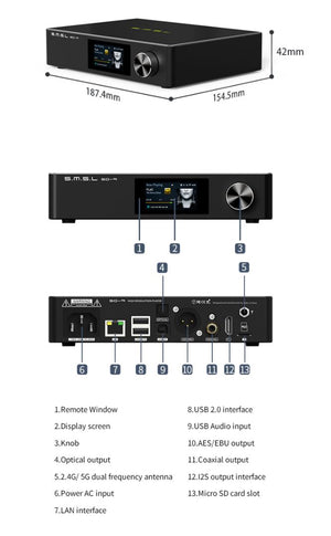 SMSL SD-9 Music Streamer