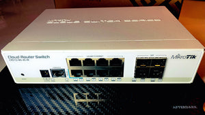 MikroTik CRS112 Cloud Router Switch x Giesemann OCXO White ARMOR Edition